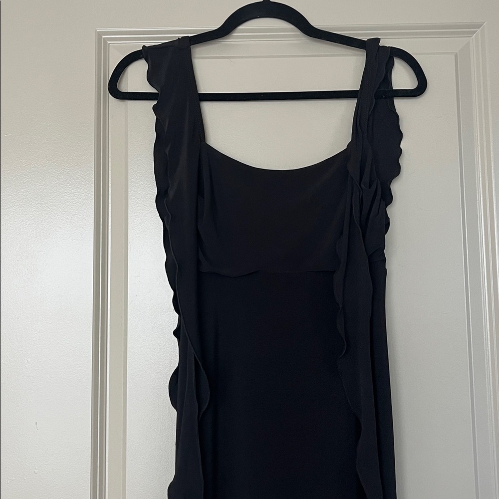 Bebe Dress - Cascade Ruffle Knit Slip - Picture 5 of 12